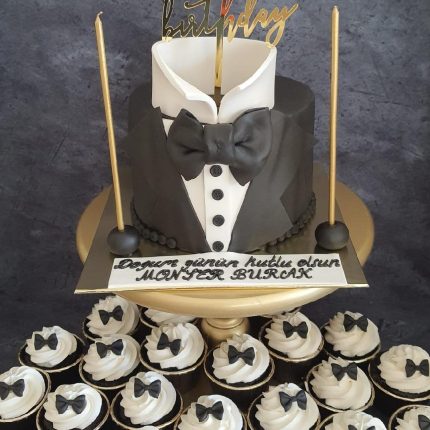 C 008 Smokin Temalı Cupcake