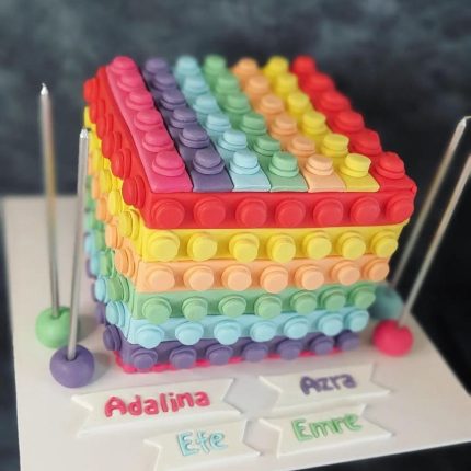 İ 016 Popit Temalı Pasta